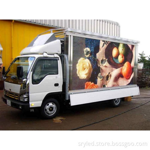 SRY mobile truck led screens 2014 led mobile truck display screens movie advetising club bar led screen